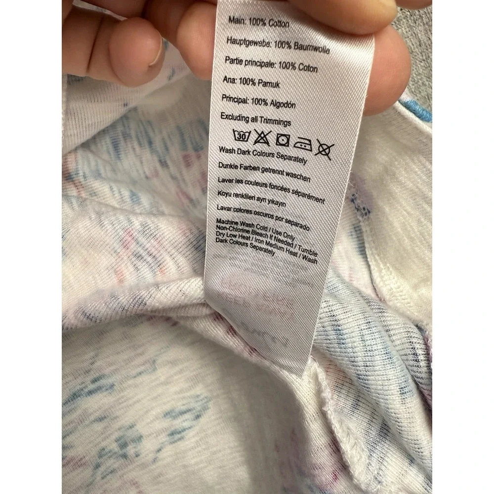 Joules Marlston Pink Purple Floral Print Hooded Sweatshirt Hoodie Slim Fit SMALL - Picture 7 of 7